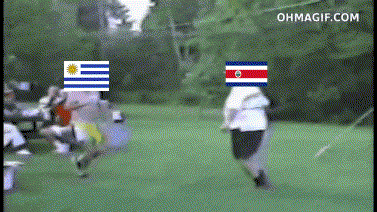世界杯搞笑gif:哥斯达黎加的屌丝逆袭