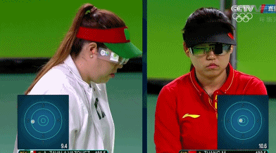 gif看巅峰对决:沉稳中爆发 90后张梦雪摘首金