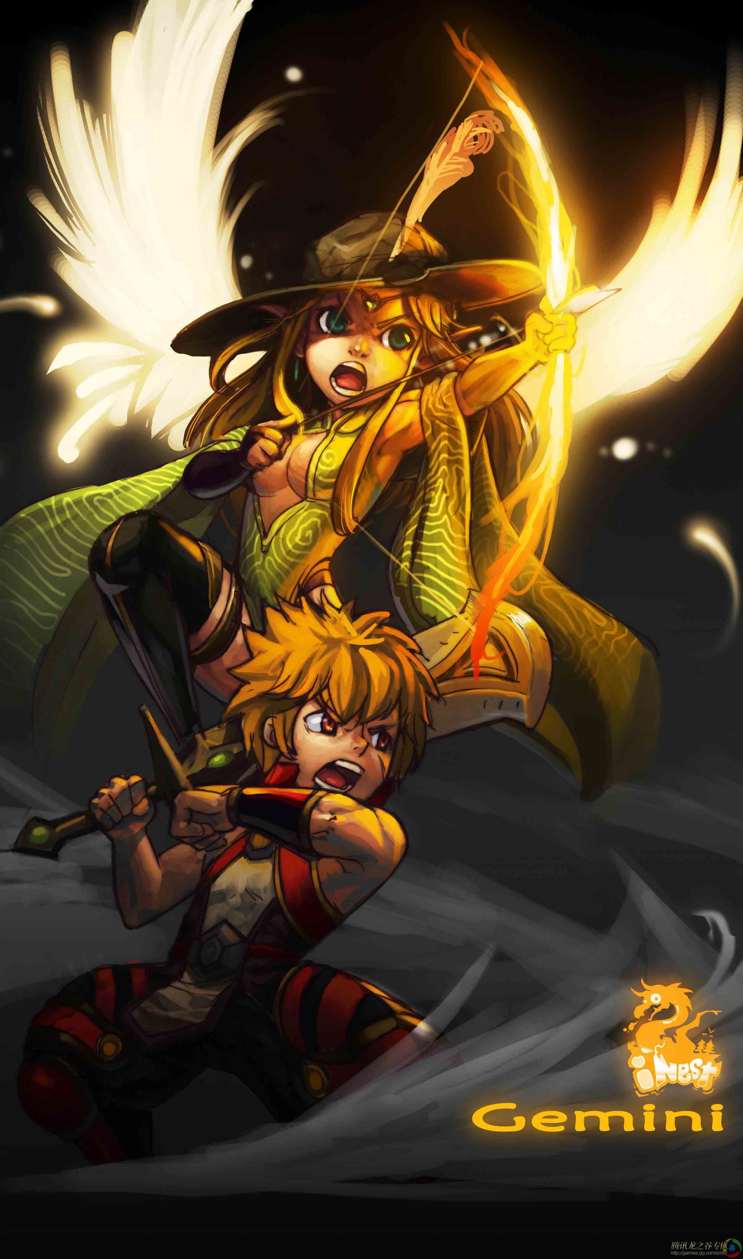 《战斗的命运双子》腾讯玩家凉快的风原创龙之