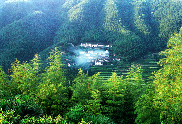 步步入景处处堪画的宏村四处绝美景色