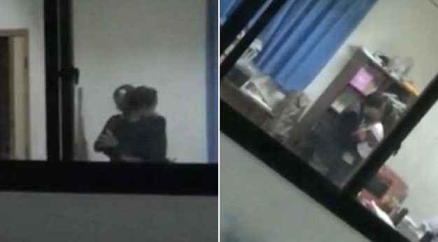 重庆一男教师在办公室亲吻搂抱女生 不雅照曝光