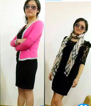 Madre de 20 años para comprar el vestido negro sigue siendo la moda