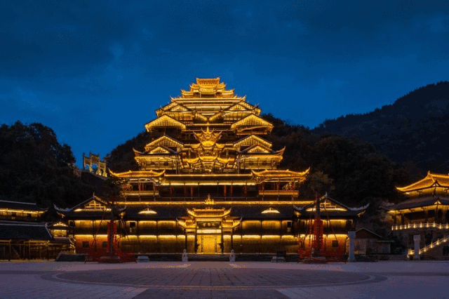 图丨蚩尤九黎城夜景