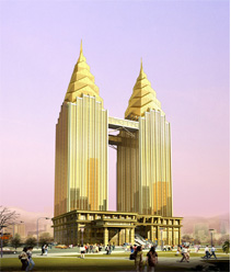 寻找重庆迪拜塔