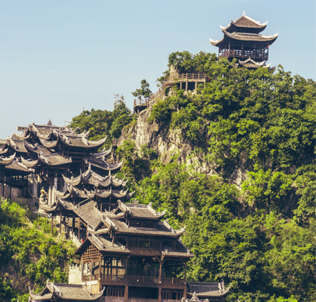 彭水蚩尤九黎城_重庆最美乡村_大渝城市频道