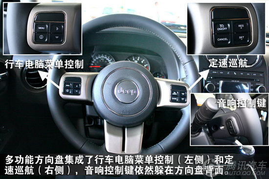 2011款 Jeep指南者2.4 运动版 重点图解