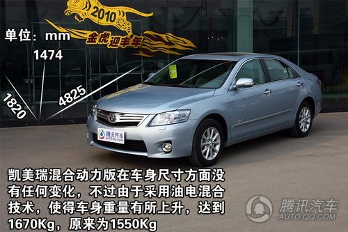 2010款 凯美瑞 混合动力240HV G-Book智能领航版 重点图解