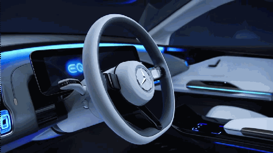奔驰推出EQ系列电动SUV概念车 仪表盘哪去了