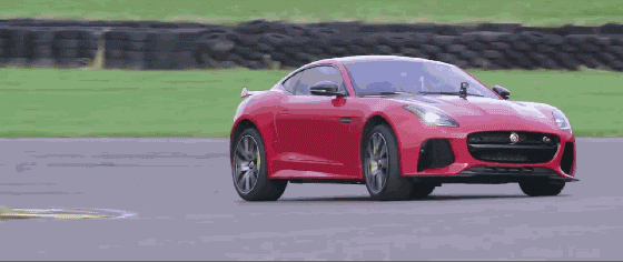 捷豹这个老司机就是会玩 飙车还带上了gopro