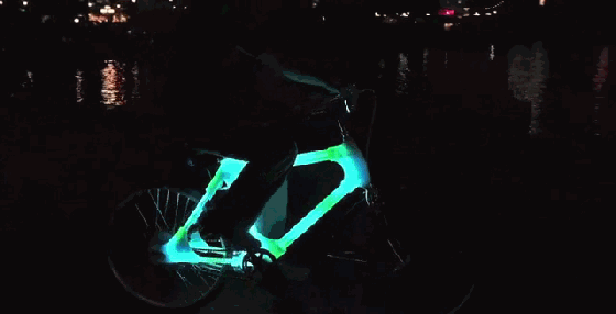 AuroraLED自行车架：浑身跑马灯还没有城乡结合部范儿