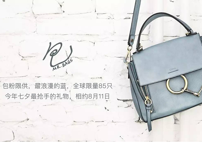 云雾蓝Chloé Faye Day手袋 云雾蓝Chloé Faye Day手袋