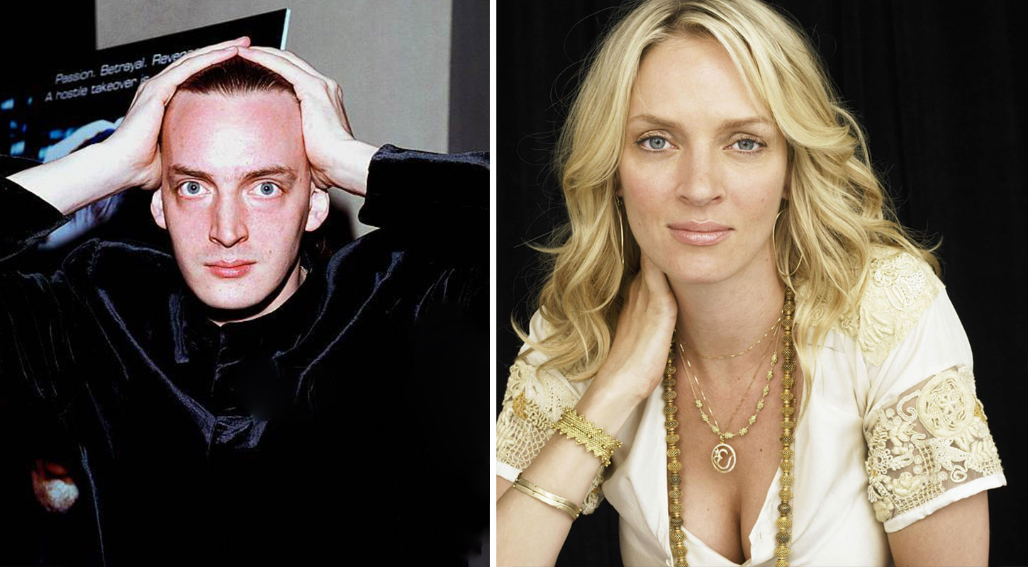 左:Dechen Thurman 右:Uma Thurman 左:Dechen Thurman 右:Uma Thurman