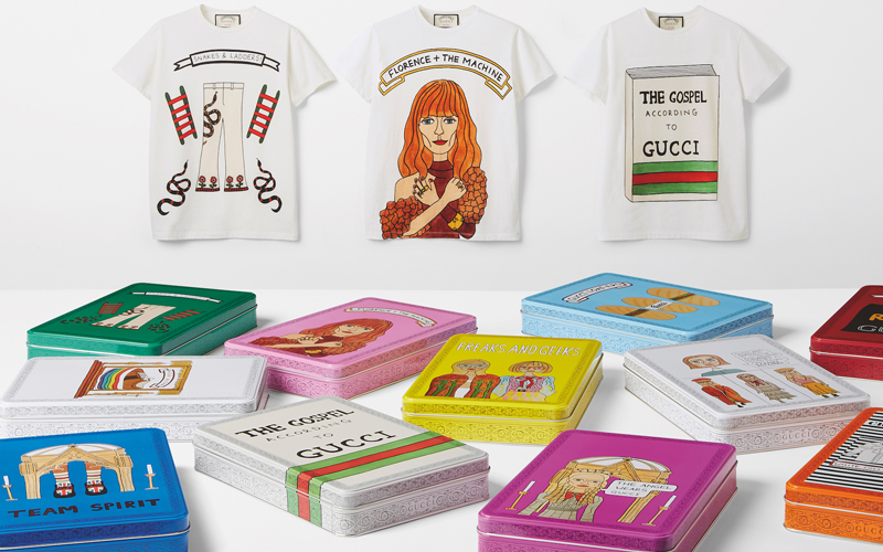 Gucci x Angelica Hicks 艺术家合作系列 Gucci x Angelica Hicks 艺术家合作系列