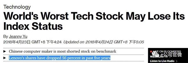 联想集团遭恒指踢群!母公司刚被列入首家H股