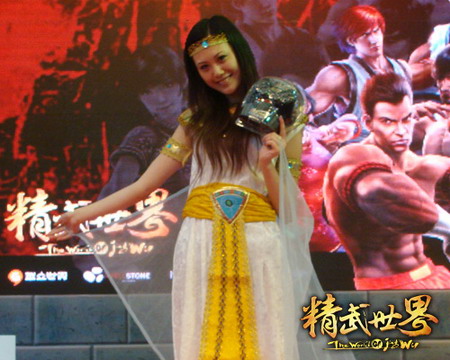 貂蝉化身埃及艳后 精武世界绝美COS