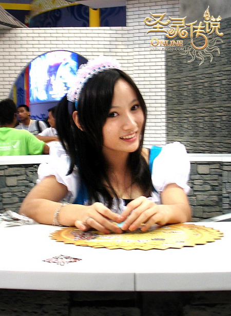 直击CJ现场《圣灵<em>传说</em>》可爱<em>女仆</em>亮相_05新版