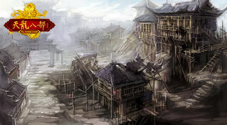 天龙八部神秘场景原画曝光疑似新主城_05新版
