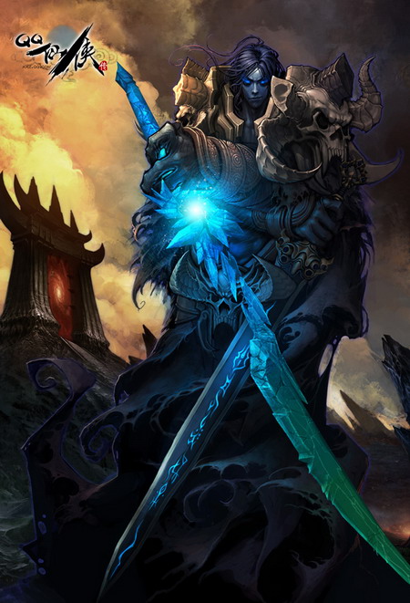 腾讯美术大师手绘QQ仙侠传精美插画_05新版