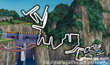 再现《头文字D》QQ飞车秋名弯道实景_05新版