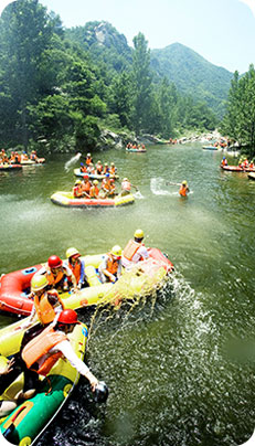 玩最刺激漂流到栾川大峡谷漂流_旅游频道_腾讯大豫网