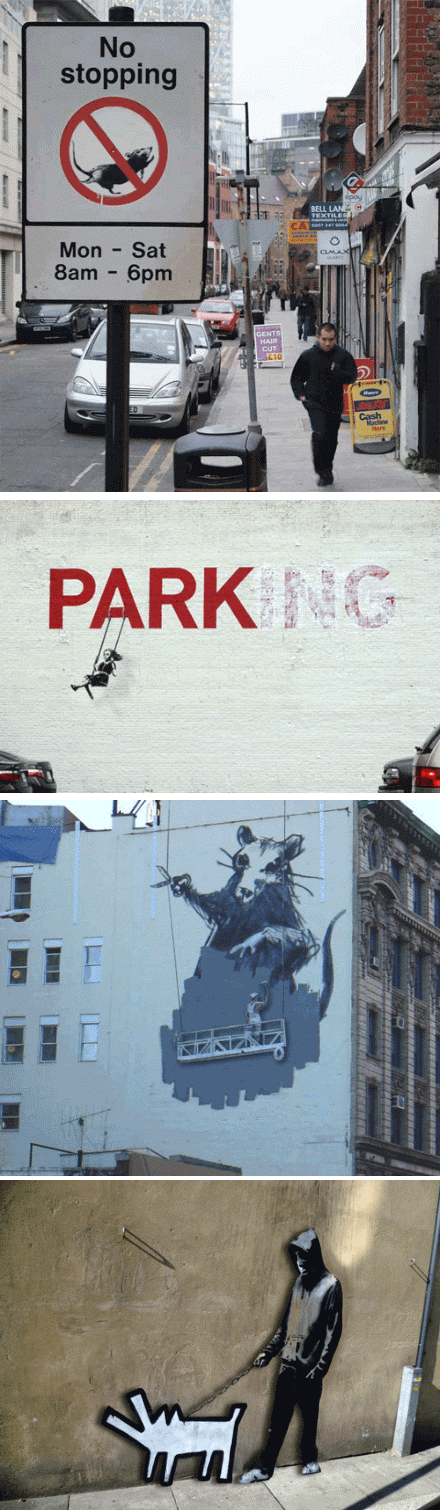 当街头涂鸦变身gif 我看了半天了