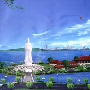 观音岛 观音岛位于漳河水库中央的岛屿群之中,也是整个漳河风景区的