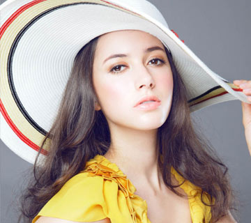 Angin segar dan elegan musim semi dan musim panas rambut pastoral baru standar