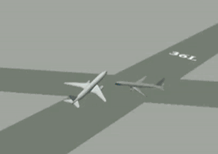上海虹桥机场2架飞机差3秒相撞 系塔台指挥失误