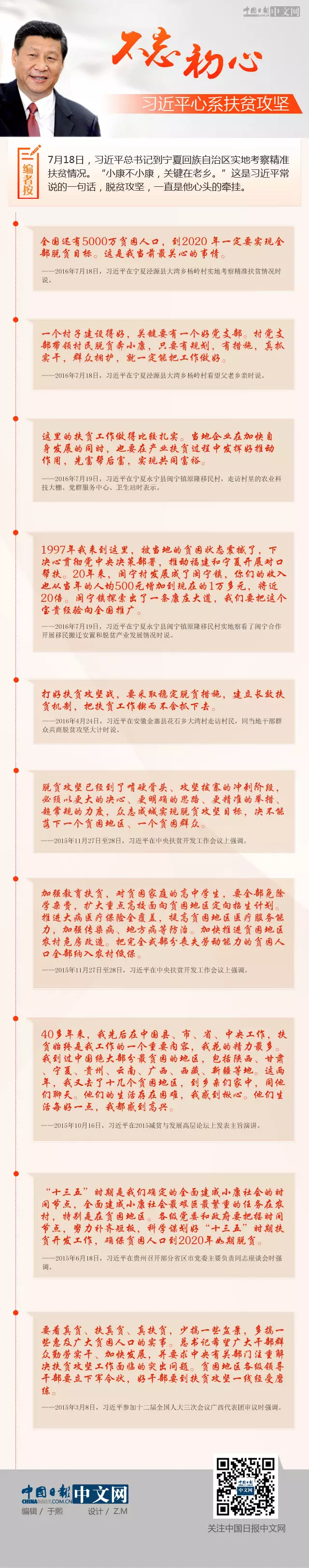 不忘初心，习近平纵论扶贫攻坚