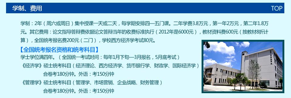 上海财经大学国际工商管理学院2013年春季免