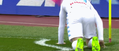 意甲梅球王狗撒尿庆进球 与梅西争眼球