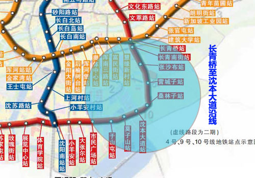 “新”地铁潜力楼盘系列之长青桥至沈本大道沿线