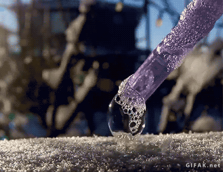 你一定没看过零下几十度泡沫结冰的过程