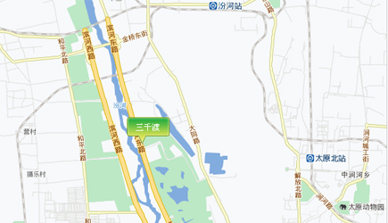 由于太原街道是呈"井字"型排布,因此通过滨河东路可以方便的到达市区图片