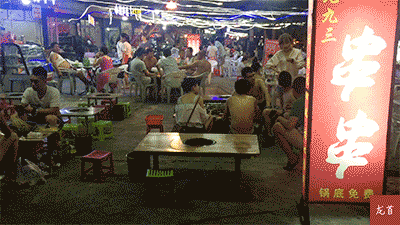 15张动图还原最火爆的龙首村夜市 你来过吗