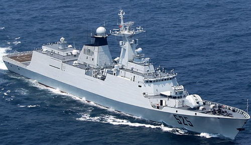 东海舰队宁波号马鞍山号春节在东海战备巡逻 护航编队除夕夜拉战斗