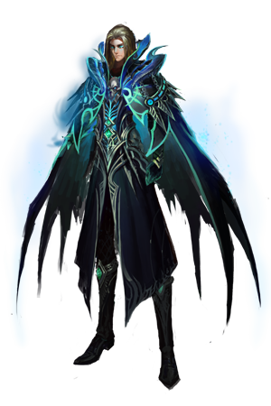 魔域亡灵巫师职业外套-男