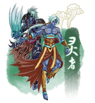 门派历史灵者由御魔者灵尊创派,但因为迥异的修行方式受到正道修真者