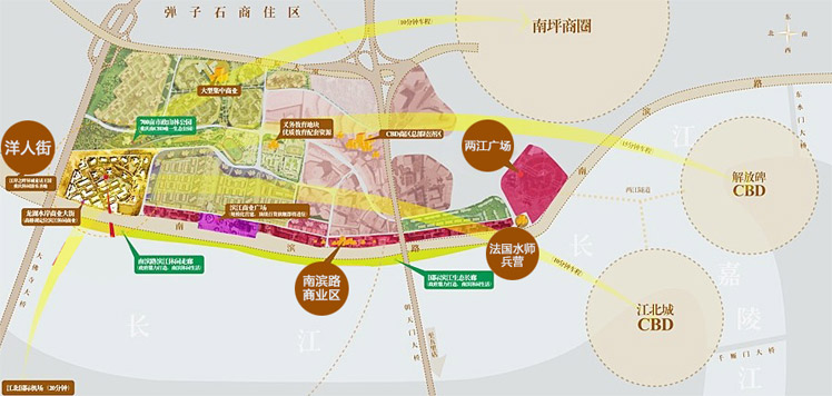 重庆川江国际规划图图片