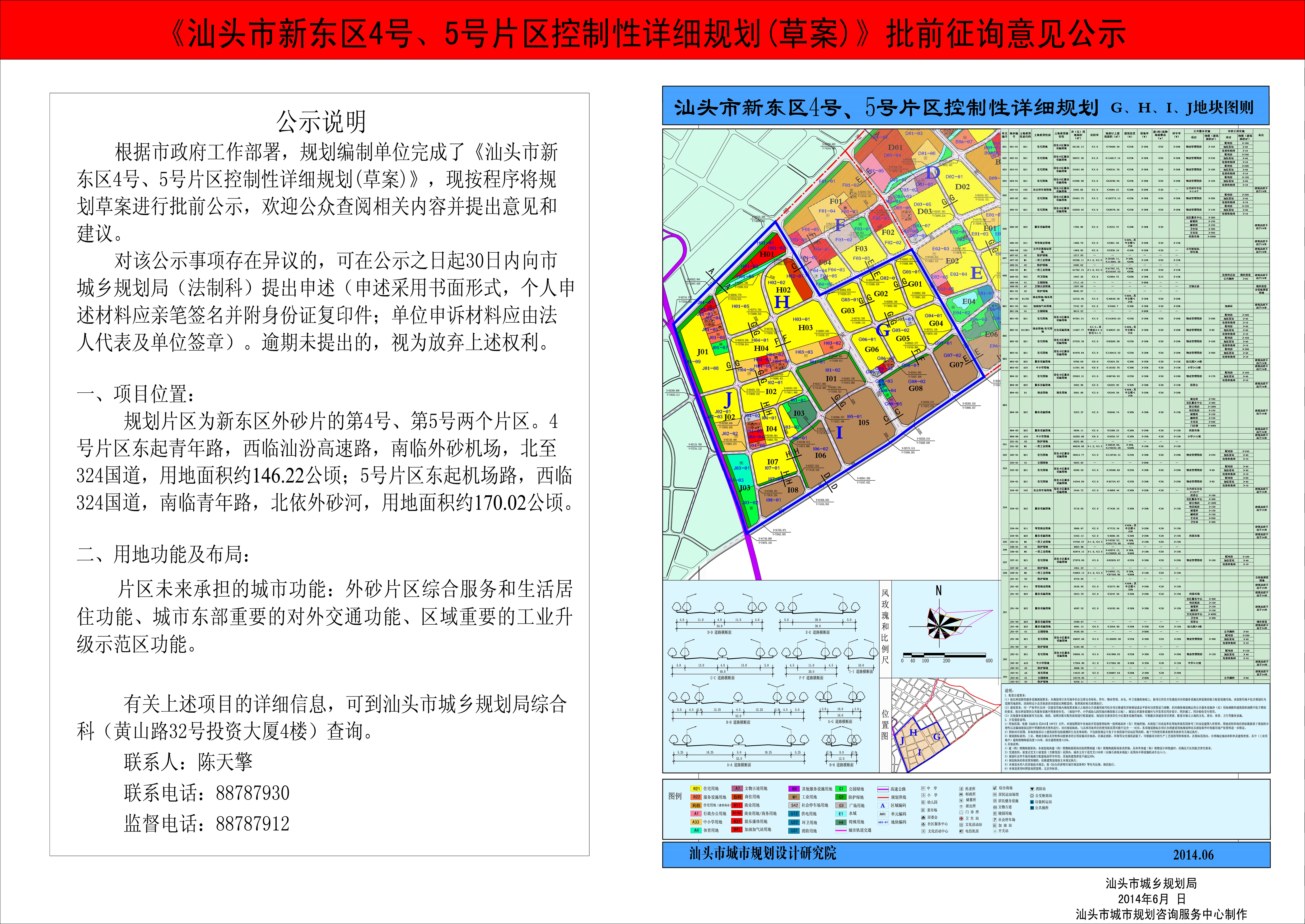 汕头新东区4号,5号片区控制性详细规划(草案)