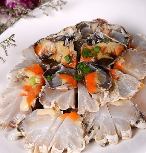 江蟹生当我还是童子痨儿时,曾听大人讲过一个"十蟹诗"的方言故事.